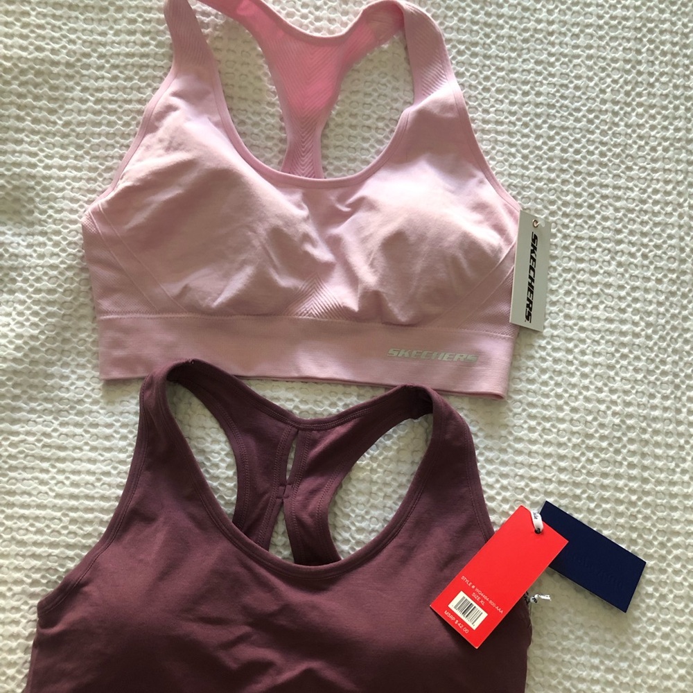 Sketchers and Aeropostale sports bra